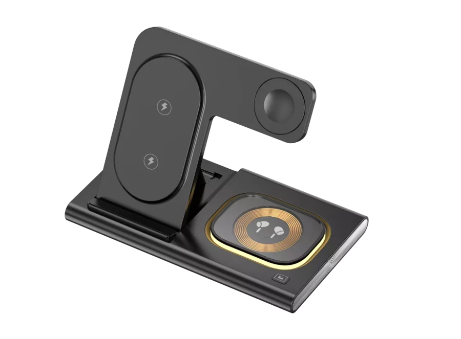 JELLICO Chargeur à induction magnétique 3 en 1 JELLICO W12 (Boite/BLISTER) noir