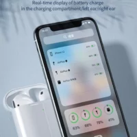 Écouteurs sans fil bluetooth Airpods JELLICO AirBlue C (Boite/BLISTER) blanc
