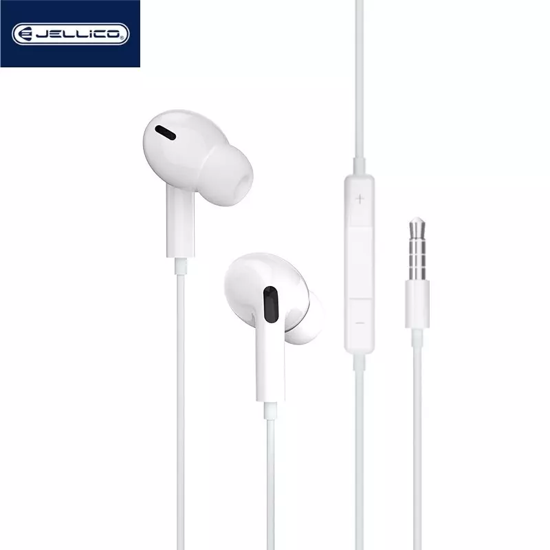 Kit pieton (Jack) avec micro JELLICO X12 (Boite/BLISTER) blanc