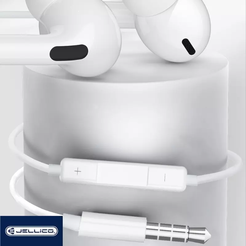 Kit pieton (Jack) avec micro JELLICO X12 (Boite/BLISTER) blanc