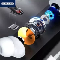 Kit pieton (Jack) avec micro JELLICO X12 (Boite/BLISTER) blanc