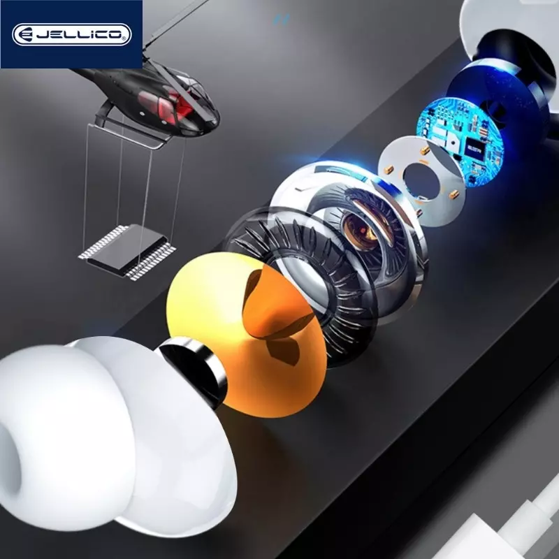 Kit pieton (Jack) avec micro JELLICO X12 (Boite/BLISTER) blanc