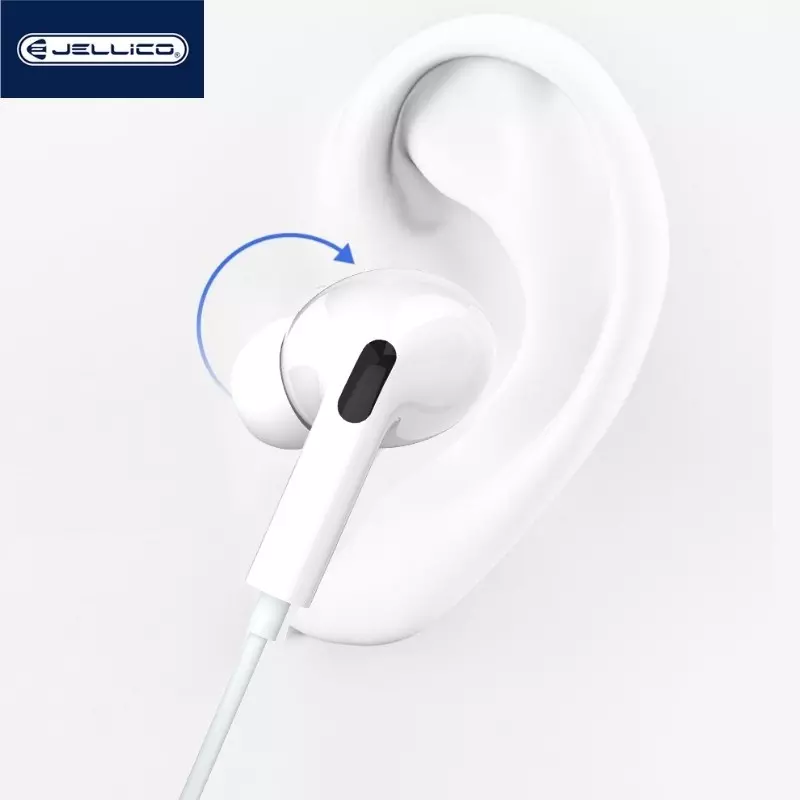 Kit pieton (Jack) avec micro JELLICO X12 (Boite/BLISTER) blanc