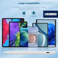 JELLICO Stylet pour smartphones et tablettes JELLICO T1 (Boite/BLISTER) blanc
